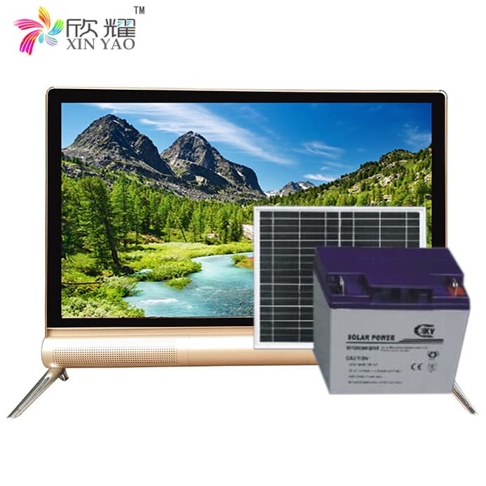 Complete wide size 24 inch dc 12v led tv 15 watt camping tv